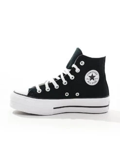 Converse Chuck Taylor All Star Lift Platform Hi Trainers In Black For Unisex 9 Converse Chuck Taylor All Star Lift Platform Hi Trainers In Black For Unisex -Converse Shop 201217664 3