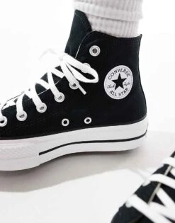 Converse Chuck Taylor All Star Lift Platform Hi Trainers In Black For Unisex 10 Converse Chuck Taylor All Star Lift Platform Hi Trainers In Black For Unisex -Converse Shop 201217664 4