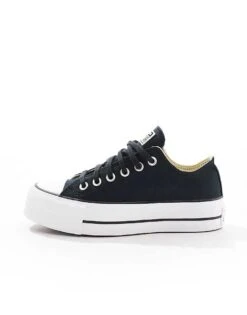 Converse Chuck Taylor Lift Ox Lift Platform Trainers In Black - BLACK For Unisex 12 Converse Chuck Taylor Lift Ox Lift Platform Trainers In Black - BLACK For Unisex -Converse Shop 201217725 5