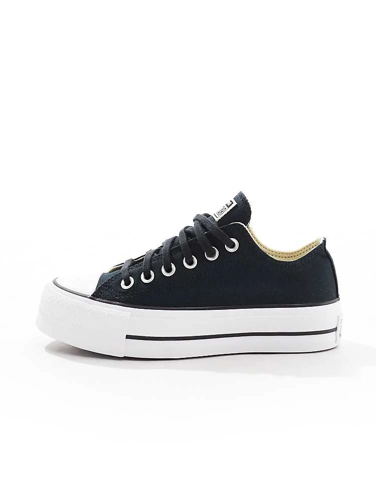 Converse Chuck Taylor Lift Ox Lift Platform Trainers In Black - BLACK For Unisex 7 Converse Chuck Taylor Lift Ox Lift Platform Trainers In Black - BLACK For Unisex - Image 5