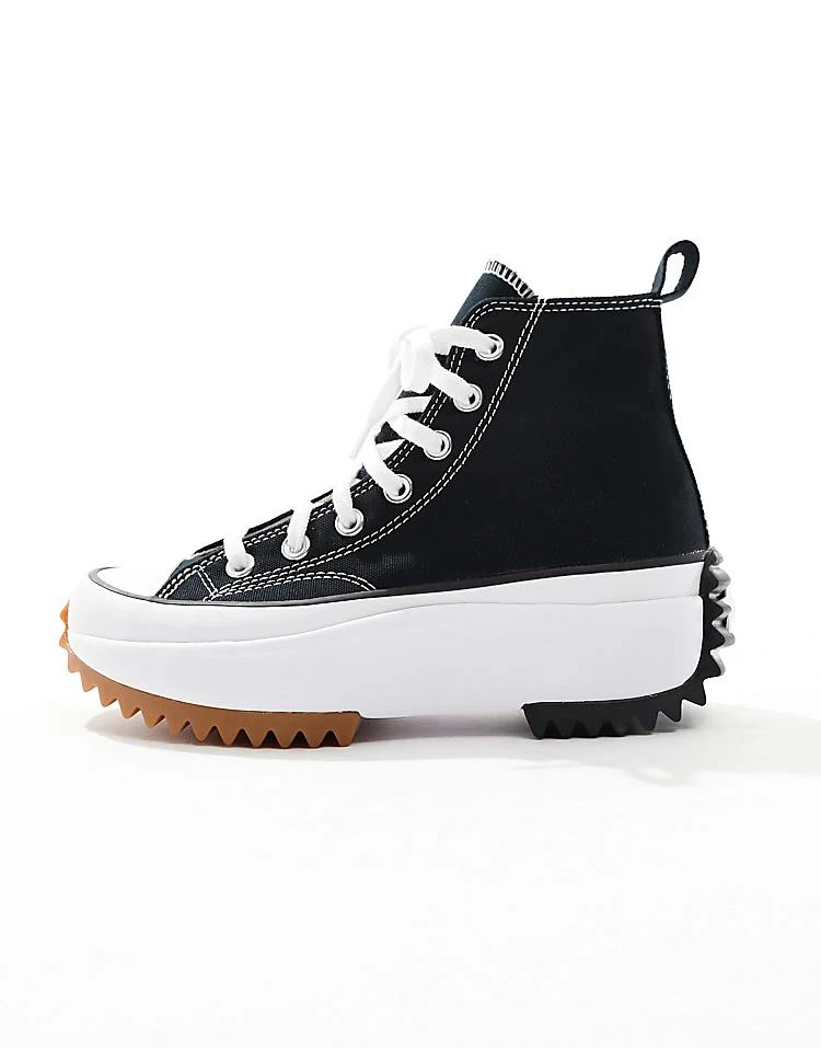 Converse Run Star Hike Hi Trainers In Black - BLACK For Unisex 4 Converse Run Star Hike Hi Trainers In Black - BLACK For Unisex - Image 2
