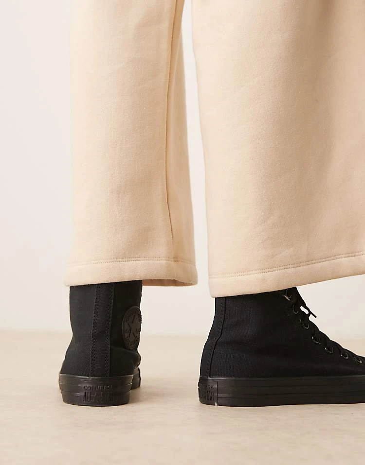 Converse Chuck Taylor All Star Hi Unisex Trainers In Black Mono For Unisex 5 Converse Chuck Taylor All Star Hi Unisex Trainers In Black Mono For Unisex - Image 3