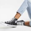 Converse Chuck Taylor Hi Trainers In Black Leather For Unisex -Converse Shop 201956348 1 black