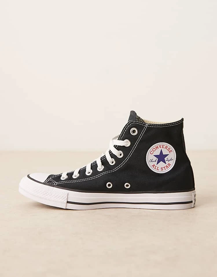 Converse Chuck Taylor All Star Hi Unisex Trainers In Black For Unisex 4 Converse Chuck Taylor All Star Hi Unisex Trainers In Black For Unisex - Image 2