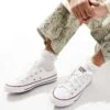 Converse Chuck Taylor All Star Ox Wide Fit Trainers In White For Unisex 2 Converse Chuck Taylor All Star Ox Wide Fit Trainers In White For Unisex -Converse Shop 201956544 1 white