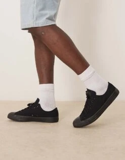 Converse Chuck Taylor All Star Ox Trainers In Black Mono For Unisex -Converse Shop 201956592 5
