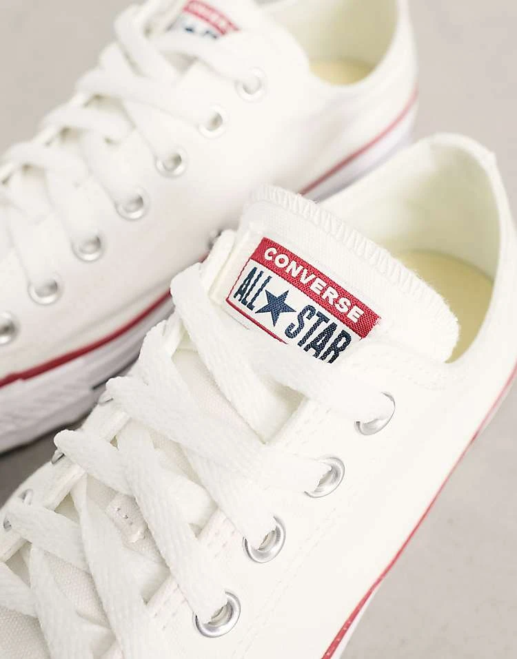 Converse Chuck Taylor All Star Ox Unisex Trainers In White For Unisex 5 Converse Chuck Taylor All Star Ox Unisex Trainers In White For Unisex - Image 3