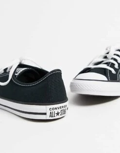 Converse Chuck Taylor Dainty Trainers In Black For Unisex -Converse Shop 203038327 3