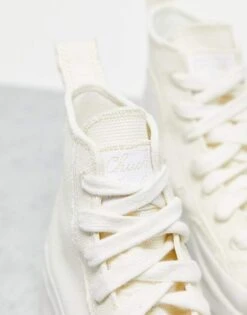 Converse Run Star Hike Hi Raw Edge Trainers In Off White For Unisex -Converse Shop 203645358 4