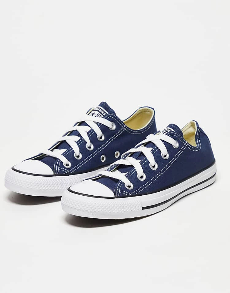Converse Chuck Taylor All Star Ox Trainers In Navy For Unisex 3 Converse Chuck Taylor All Star Ox Trainers In Navy For Unisex