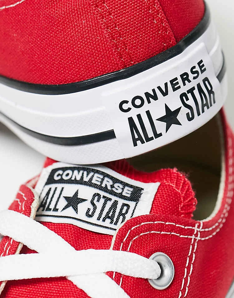 Converse Chuck Taylor All Star Ox Trainers In Red For Unisex 6 Converse Chuck Taylor All Star Ox Trainers In Red For Unisex - Image 4