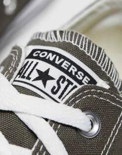 Converse Chuck Taylor All Star Ox Trainers In Charcoal For Unisex Grey -Converse Shop 204109054 2