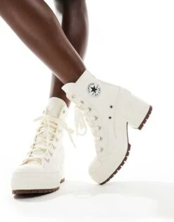 Converse Chuck Taylor 70's Hi Deluxe Heeled Trainers In White For Women -Converse Shop 204816098 1 white 1