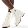 Converse Chuck Taylor 70's Hi Deluxe Heeled Trainers In White For Women -Converse Shop 204816098 1 white