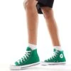 Converse Chuck Taylor All Star Hi Trainers In Green For Women Mid Green -Converse Shop 205449833 1 midgreen