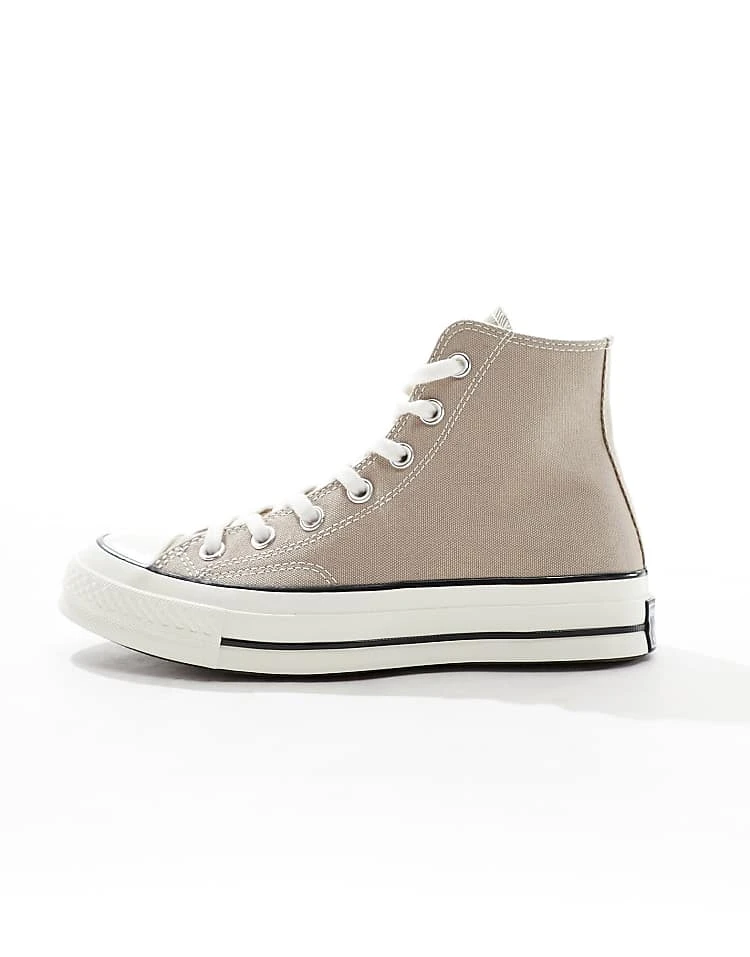Converse Chuck 70 Hi Trainers In Khaki Brown For Unisex 4 Converse Chuck 70 Hi Trainers In Khaki Brown For Unisex - Image 2