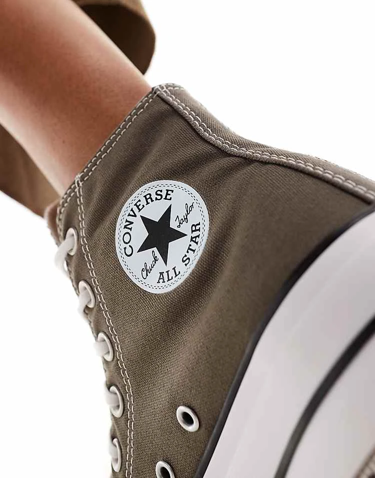 Converse Lift Hi Trainers In Dark Grey For Unisex 4 Converse Lift Hi Trainers In Dark Grey For Unisex - Image 2