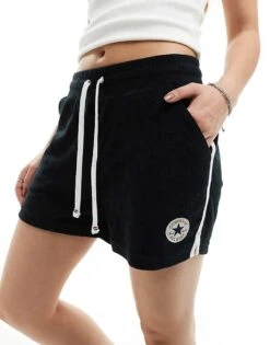Converse Retro Chuck Terry Shorts In Black For Women
