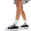 Converse Chuck Taylor All Star Lift Ox Wide Fit Trainers In Black For Women 2 Converse Chuck Taylor All Star Lift Ox Wide Fit Trainers In Black For Women -Converse Shop 205648600 1 black
