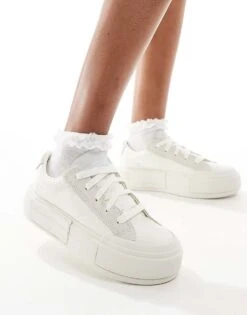 Converse Chuck Taylor All Star Cruise Ox Trainers In White For Women