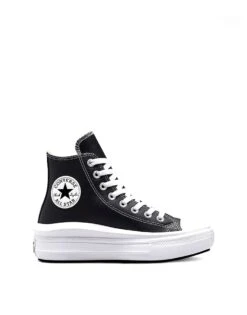 Converse Chuck Taylor All Star Move Platform Leather In Black/white/white For Women -Converse Shop 205869010 1 blackwhitewhite 1