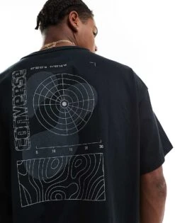 Converse Wordmark Sonar Backprint T-shirt In Black For Unisex -Converse Shop 206033797 1 black 1