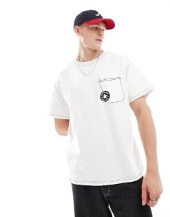 Converse Sketch Style T-shirt In White For Unisex -Converse Shop 206033805 1 white 1