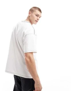 Converse Sketch Style T-shirt In White For Unisex -Converse Shop 206033805 4