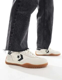 Converse Run Star Trainers In Off- White For Unisex Cream -Converse Shop 206037800 2