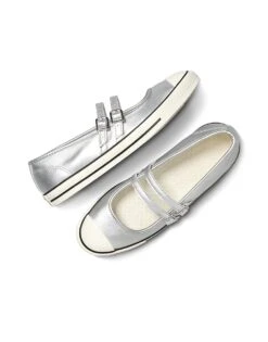 Converse Chuck Taylor All Star Dainty Mary Jane Ox In Silver For Women -Converse Shop 206037865 3