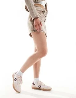 Converse Run Star Trainers In Pink With Burgundy Detail For Unisex Light Pink