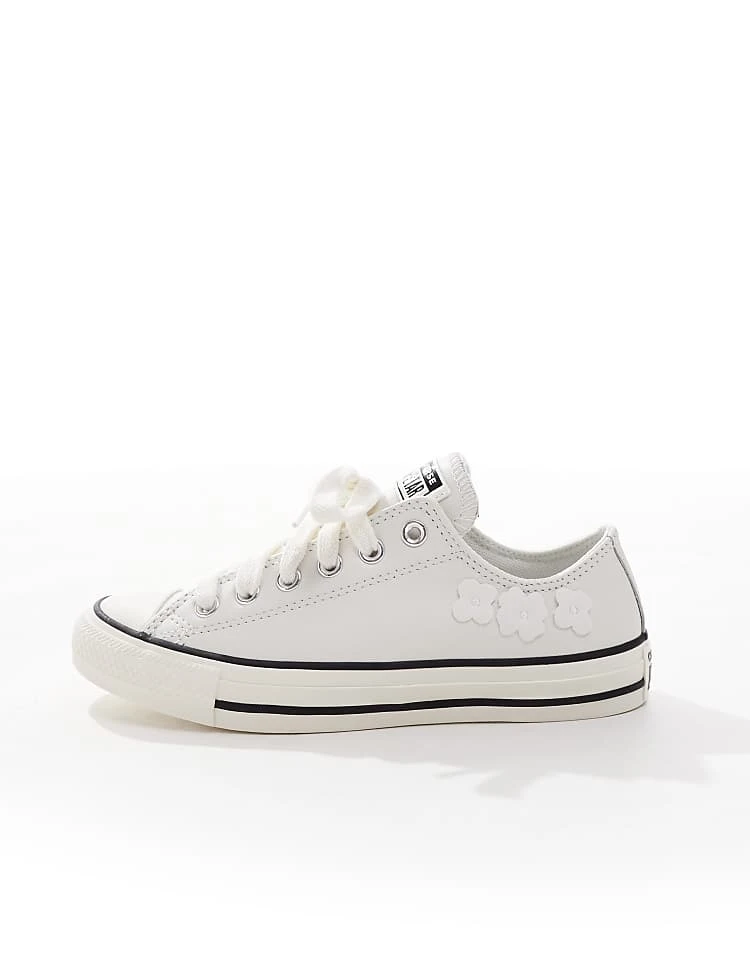 Converse Chuck Taylor All Star Ox Trainers In Off-white For Women Cream 4 Converse Chuck Taylor All Star Ox Trainers In Off-white For Women Cream - Image 2