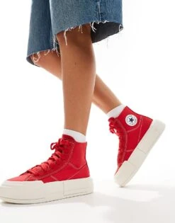 Converse Chuck Taylor All Star Cruise Hi Trainers In Red For Women