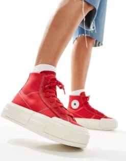 Converse Chuck Taylor All Star Cruise Hi Trainers In Red For Women -Converse Shop 206038232 5
