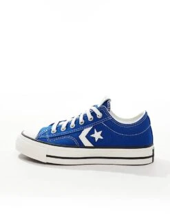 Converse Star Player 76 Ox Trainers In Blue For Women Mid Blue -Converse Shop 206038278 5