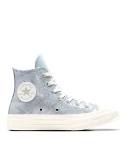 Converse Chuck 70 Trainers Hi In Silver For Women
