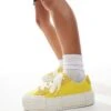 Converse Chuck Taylor All Star Cruise Ox Trainers In Yellow For Women -Converse Shop 206038365 1 yellow