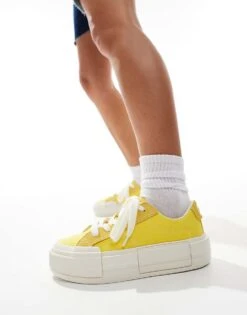 Converse Chuck Taylor All Star Cruise Ox Trainers In Yellow For Women