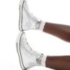 Converse Chuck Taylor All Star Hi Trainers In Silver For Women -Converse Shop 206038410 1 silver