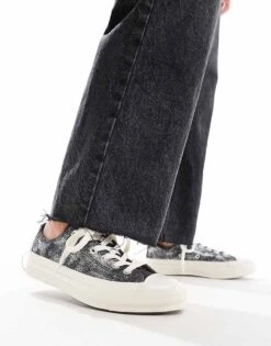 Converse Chuck 70 Ox Trainers In Dark Silver For Unisex