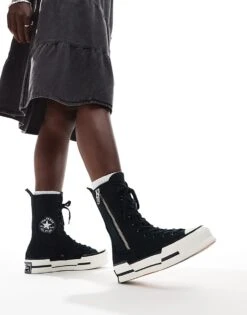 Converse Chuck 70 Plus X Hi Boots In Black For Women