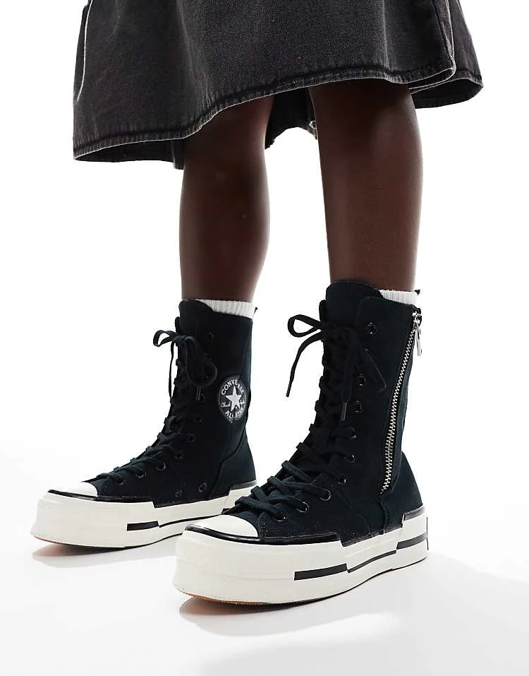Converse Chuck 70 Plus X Hi Boots In Black For Women 7 Converse Chuck 70 Plus X Hi Boots In Black For Women - Image 5