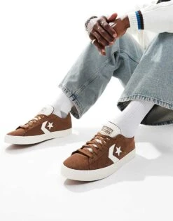 Converse PL Vulc Pro Ox Trainers In Brown For Unisex Bronze -Converse Shop 206044310 1 bronze 1