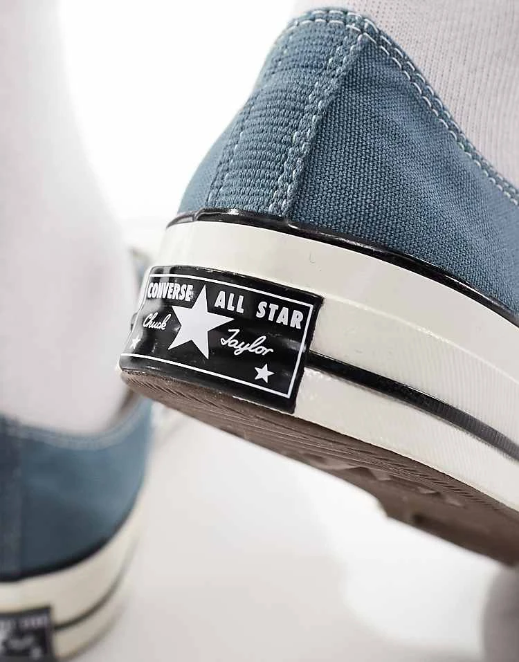 Converse Chuck 70 Ox Trainers In Blue For Unisex Lblue 5 Converse Chuck 70 Ox Trainers In Blue For Unisex Lblue - Image 3