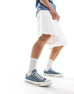 Converse Chuck 70 Ox Trainers In Blue For Unisex Lblue 11 Converse Chuck 70 Ox Trainers In Blue For Unisex Lblue -Converse Shop 206044450 4