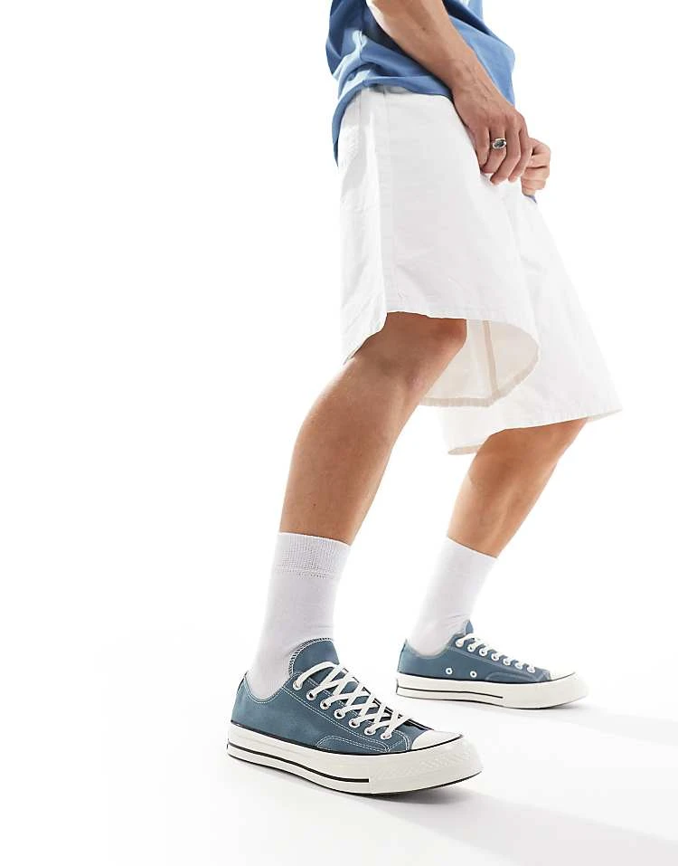 Converse Chuck 70 Ox Trainers In Blue For Unisex Lblue 6 Converse Chuck 70 Ox Trainers In Blue For Unisex Lblue - Image 4