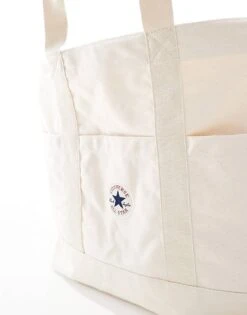 Converse Chuck Premium Canvas Tote In Ecru For Unisex Ivory -Converse Shop 206053428 4