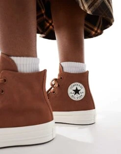Converse Chuck 70 Hi Trainers In Light Brown For Women -Converse Shop 206826319 3