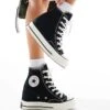 Converse Chuck 70 Wedge Trainers In Black For Women 1 Converse Chuck 70 Wedge Trainers In Black For Women -Converse Shop 206826382 1 black