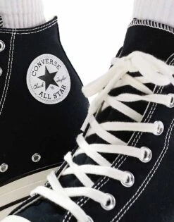 Converse Chuck 70 Wedge Trainers In Black For Women -Converse Shop 206826382 3